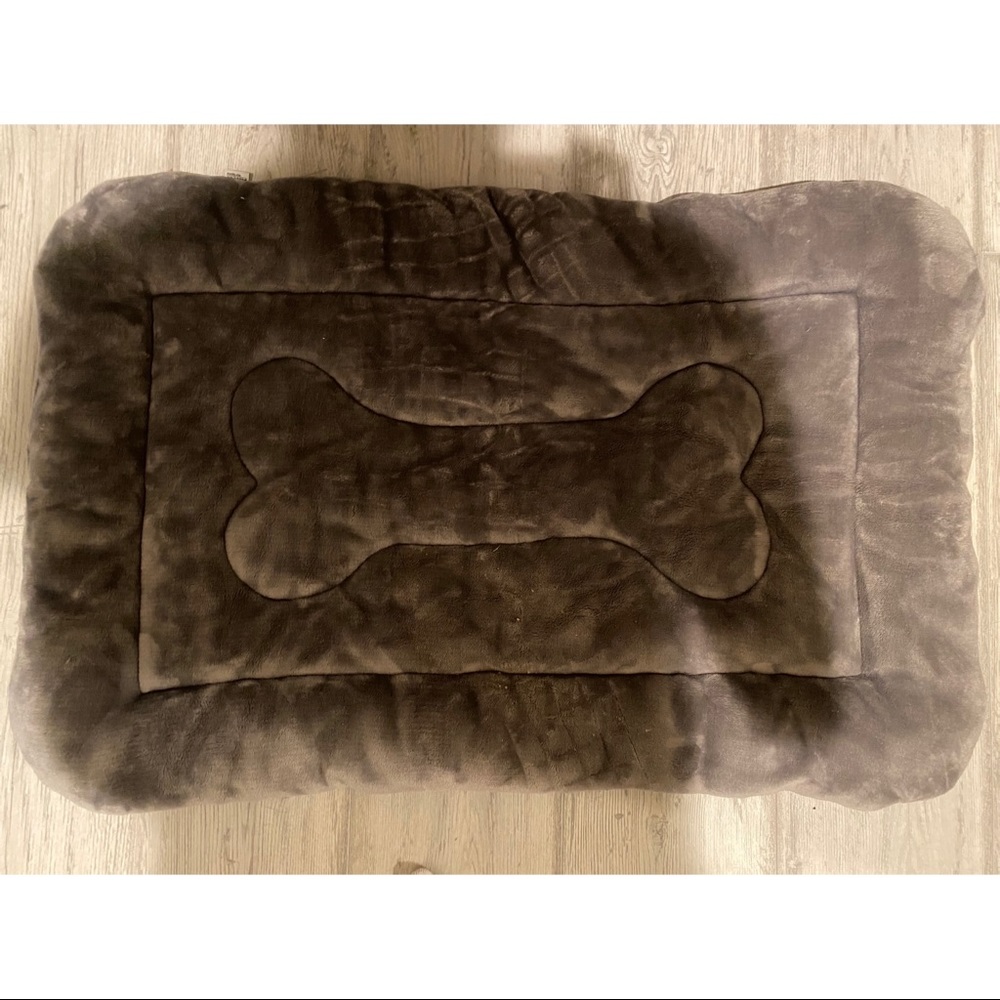 Gently Used - Grey Dog Bed